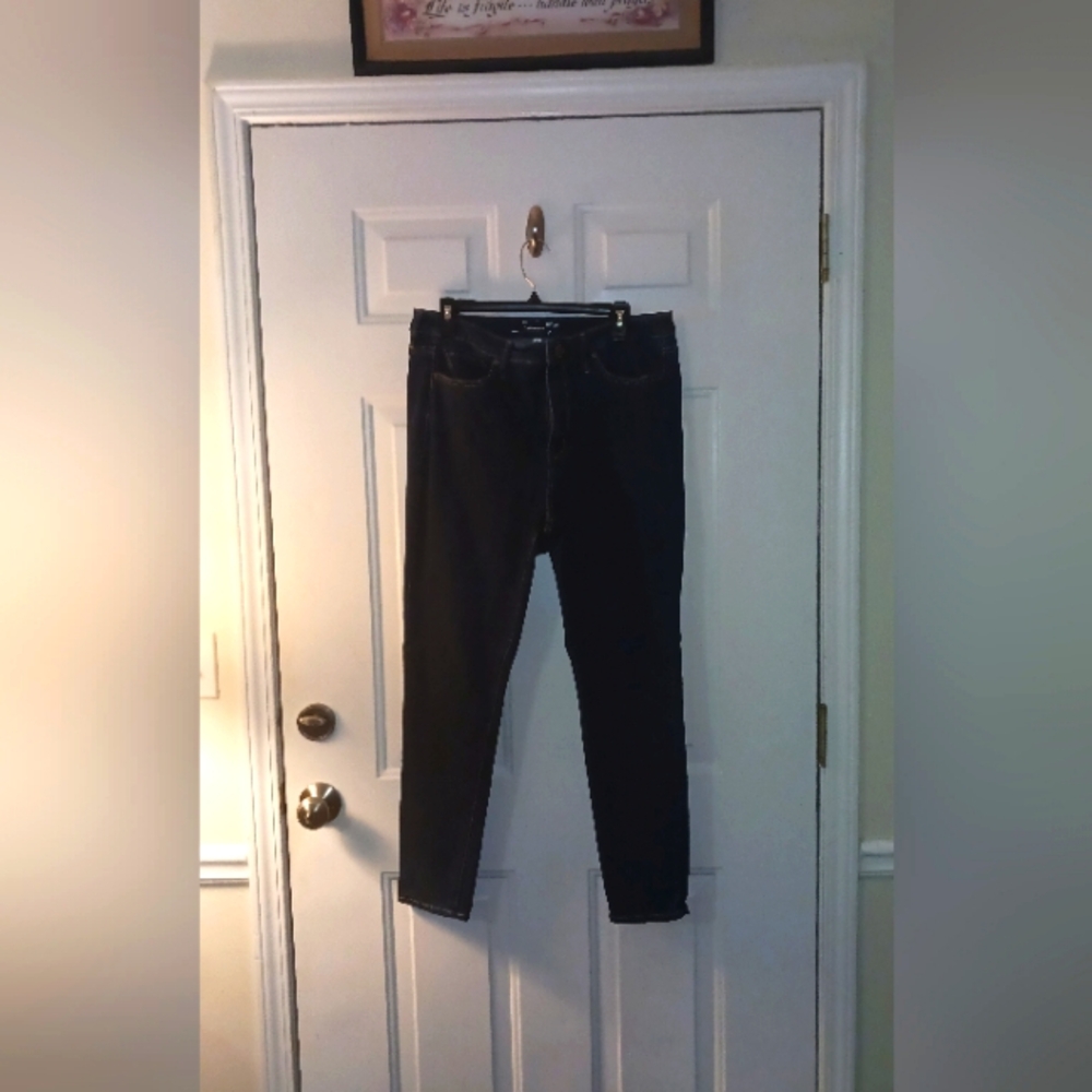 Seven7 Women's Dark Blue Skinny JeansSize 14